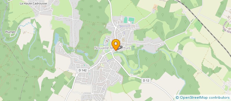 localisation de l'entreprise MADAME NATHALIE MADEUX  NOUAILLE-MAUPERTUIS