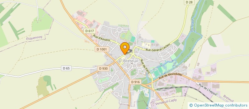 localisation de l'entreprise MADAME NATHALIE MAGNAN  BRETEUIL