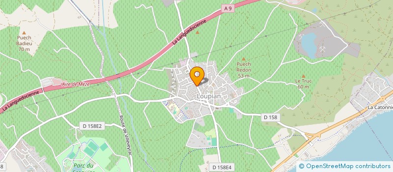 localisation de l'entreprise MADAME NATHALIE MAHIEUX  LOUPIAN