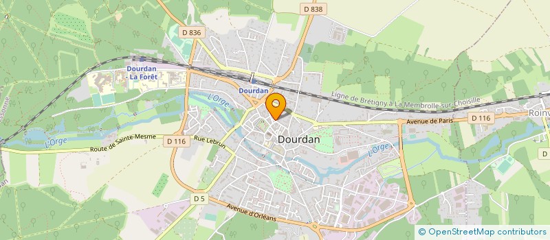 localisation de l'entreprise MADAME NATHALIE MAHIEUX à DOURDAN