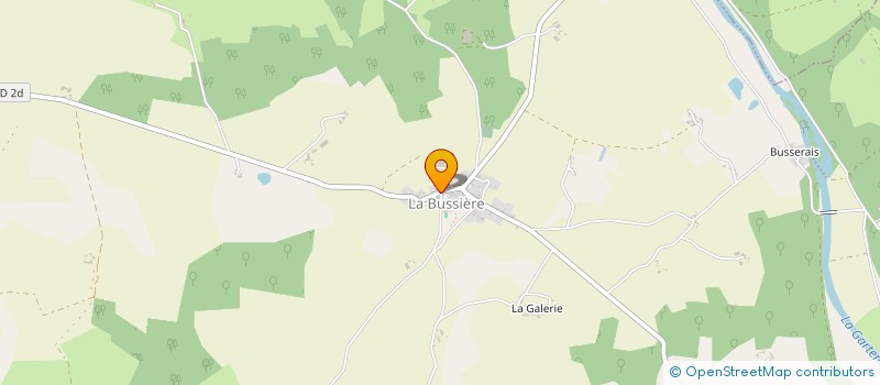 localisation de l'entreprise MADAME NATHALIE MAHUT à LA BUSSIERE