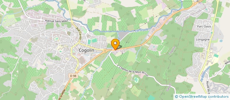 localisation de l'entreprise MADAME NATHALIE MAILLARD à COGOLIN