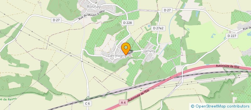 localisation de l'entreprise MADAME NATHALIE MAILLOT  GERMIGNY