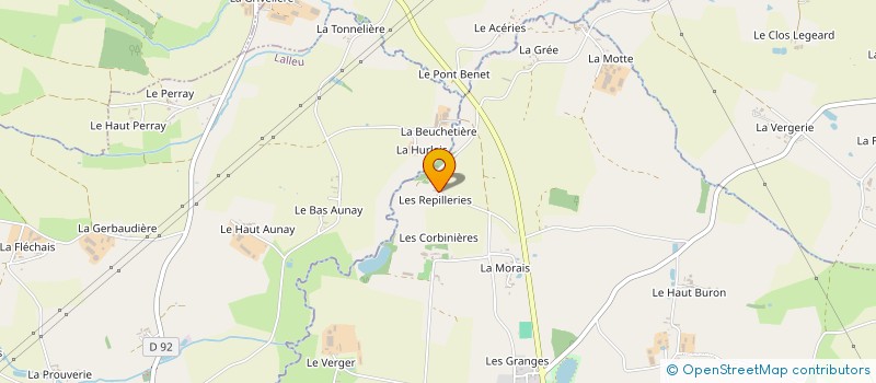 localisation de l'entreprise MADAME NATHALIE MAINE  THOURIE