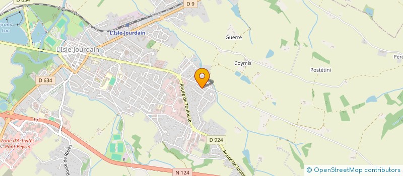 localisation de l'entreprise MADAME NATHALIE MAINGAULT à L'ISLE-JOURDAIN