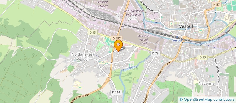 localisation de l'entreprise MADAME NATHALIE MAIREY  NOIDANS-LES-VESOUL