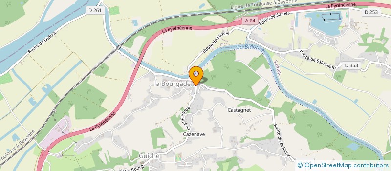 localisation de l'entreprise MADAME NATHALIE MAISONNAVE  GUICHE