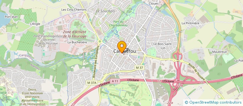 localisation de l'entreprise MADAME NATHALIE MAISONNEUVE à CARQUEFOU