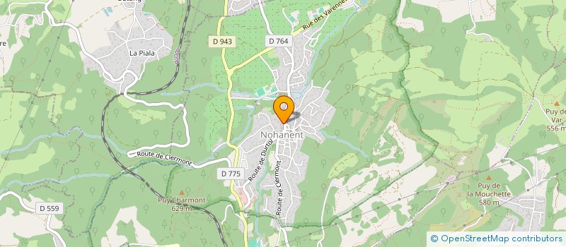 localisation de l'entreprise MADAME NATHALIE MAISTRE  NOHANENT