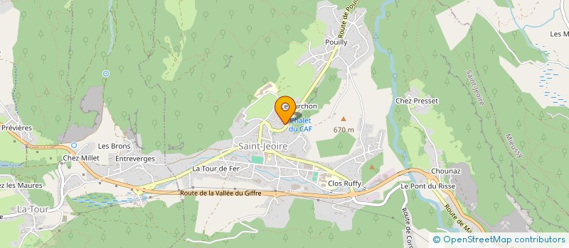 localisation de l'entreprise MADAME NATHALIE MAITRE  SAINT-JEOIRE