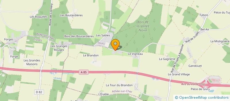 localisation de l'entreprise MADAME NATHALIE MAJ à ATHEE-SUR-CHER