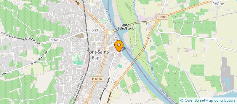 localisation de l'entreprise MADAME NATHALIE MALBEC  PONT-SAINT-ESPRIT