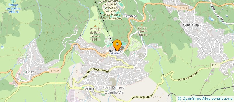 localisation de l'entreprise MADAME NATHALIE MALFAIT  FONT-ROMEU-ODEILLO-VIA