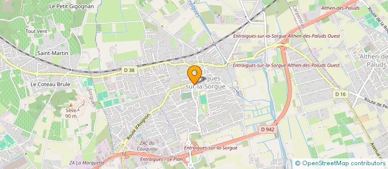 localisation de l'entreprise MADAME NATHALIE MALHERBE à ENTRAIGUES-SUR-LA-SORGUE