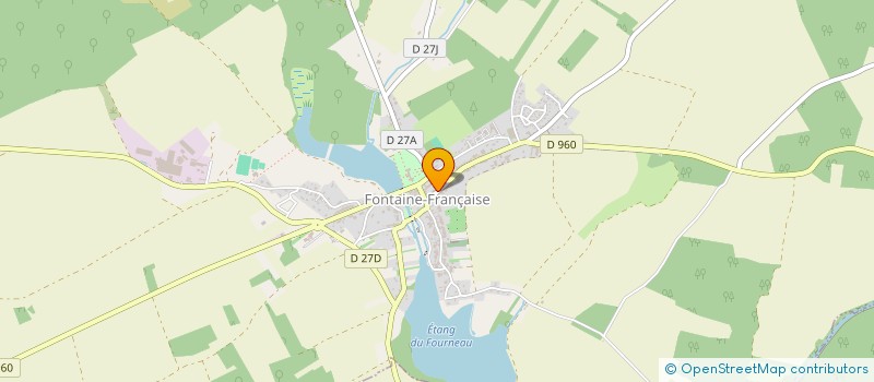 localisation de l'entreprise MADAME NATHALIE MALLI  FONTAINE-FRANCAISE