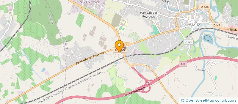 localisation de l'entreprise MADAME NATHALIE MALLIA  LE MUY