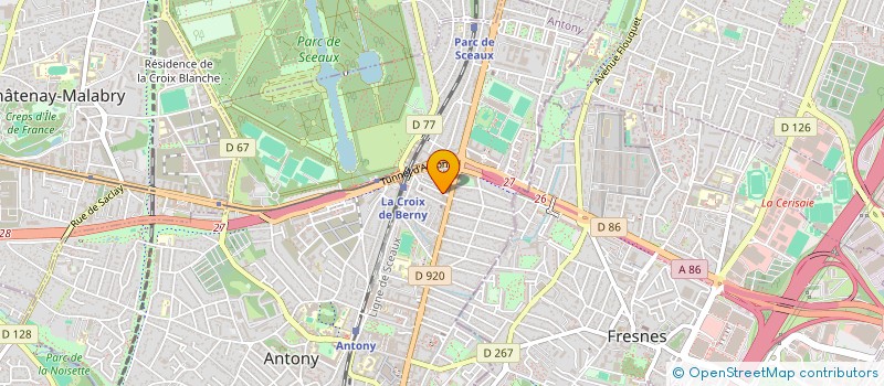 localisation de l'entreprise MADAME NATHALIE MALZERT à ANTONY