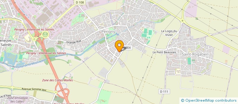 localisation de l'entreprise MADAME NATHALIE MANOUVRIER à PERIGNY