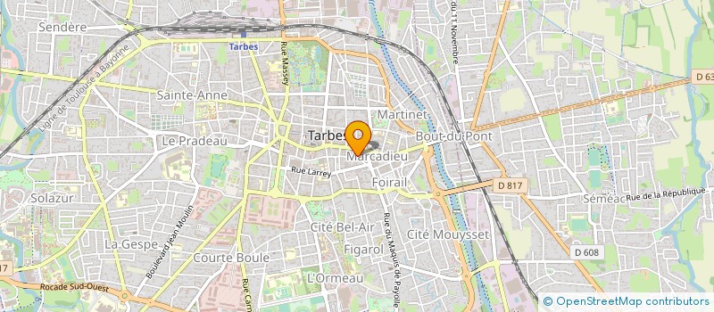 localisation de l'entreprise MADAME NATHALIE MANUGUET à TARBES