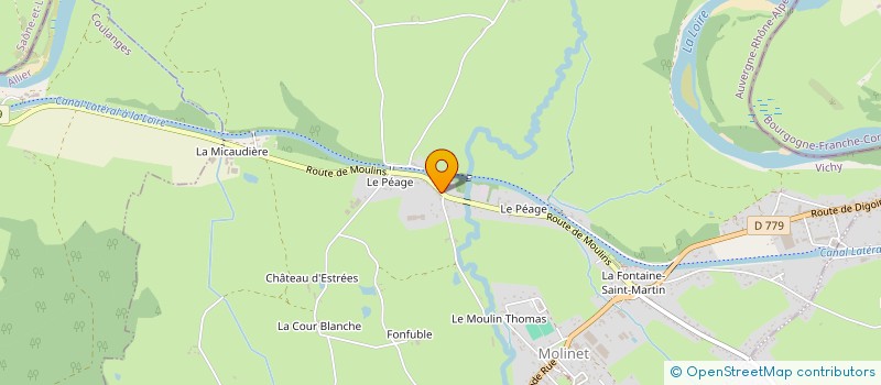 localisation de l'entreprise MADAME NATHALIE MARCAUD  MOLINET