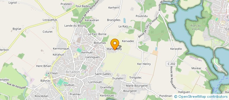 localisation de l'entreprise MADAME NATHALIE MARCHADIER  ARRADON