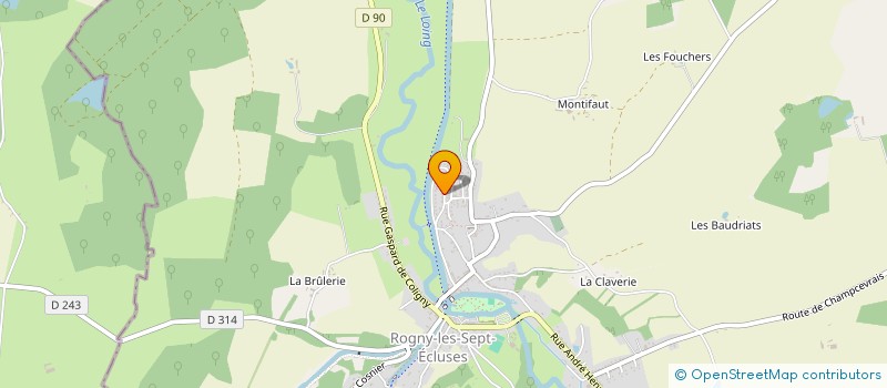 localisation de l'entreprise MADAME NATHALIE MARCHAIS  ROGNY-LES-SEPT-ECLUSES