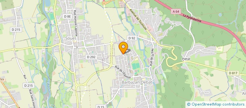 localisation de l'entreprise MADAME NATHALIE MARCHAL  BARBAZAN-DEBAT