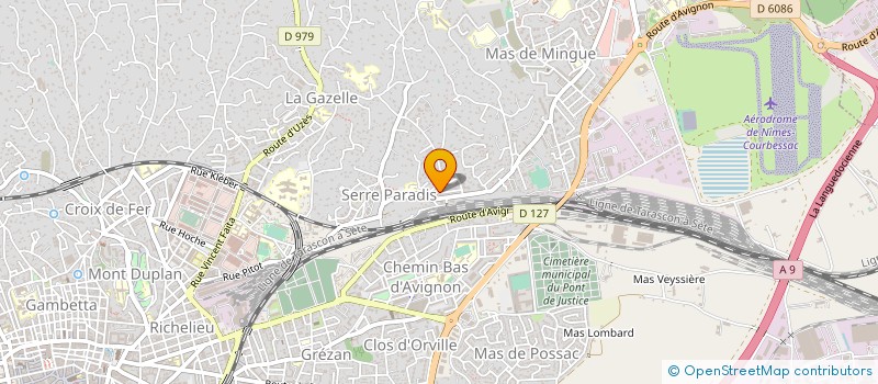 localisation de l'entreprise MADAME NATHALIE MARCHAL à NIMES