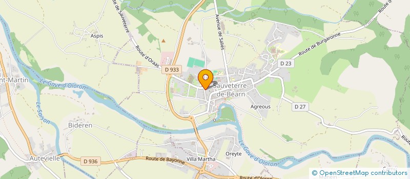 localisation de l'entreprise MADAME NATHALIE MARCHAND à PAU