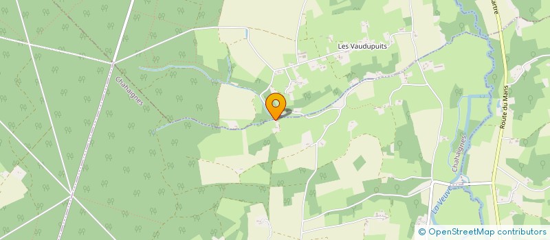 localisation de l'entreprise MADAME NATHALIE MARCHAND  CHAHAIGNES