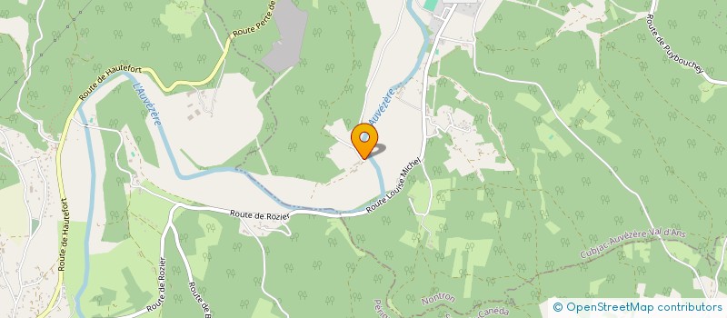 localisation de l'entreprise MADAME NATHALIE MARCHIVE  SAINTE EULALIE D'ANS