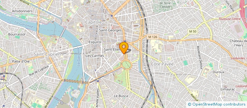 localisation de l'entreprise MADAME NATHALIE MARCO à TOULOUSE