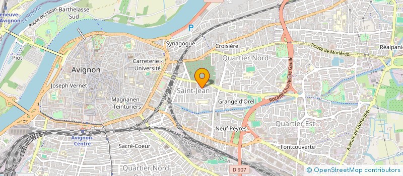 localisation de l'entreprise MADAME NATHALIE MARIANI  AVIGNON