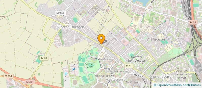 localisation de l'entreprise MADAME NATHALIE MARIDET  OBERHAUSBERGEN