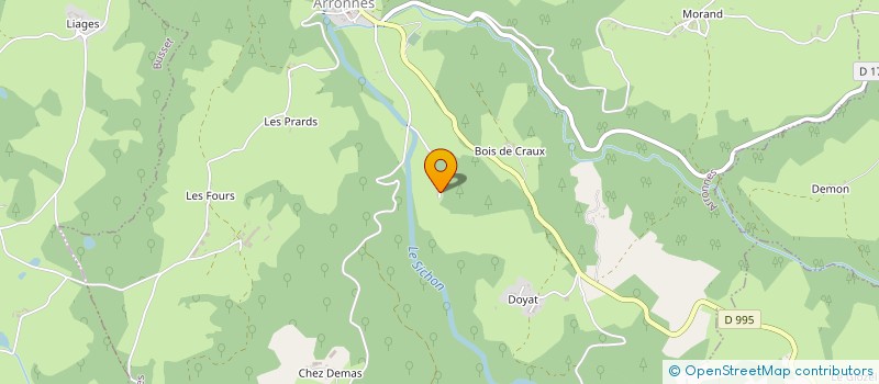 localisation de l'entreprise MADAME NATHALIE MARIE  ARRONNES