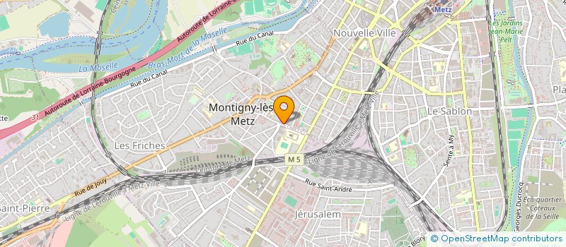 localisation de l'entreprise MADAME NATHALIE MARIE AGNES SIMON  METZ