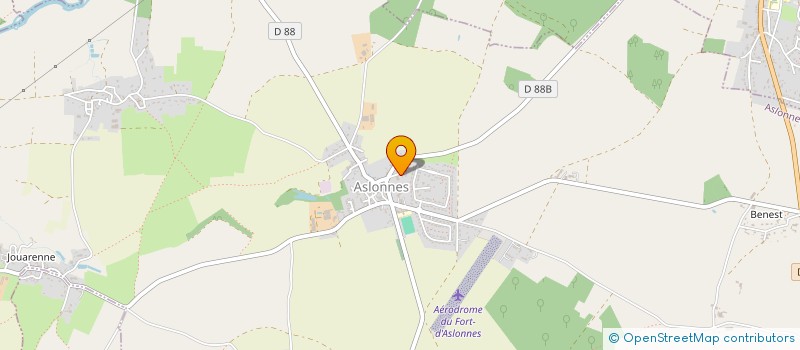 localisation de l'entreprise MADAME NATHALIE MARIN à ASLONNES