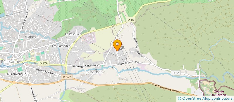 localisation de l'entreprise MADAME NATHALIE MARIN  LA BARBEN