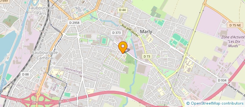 localisation de l'entreprise MADAME NATHALIE MARISSAL  MARLY