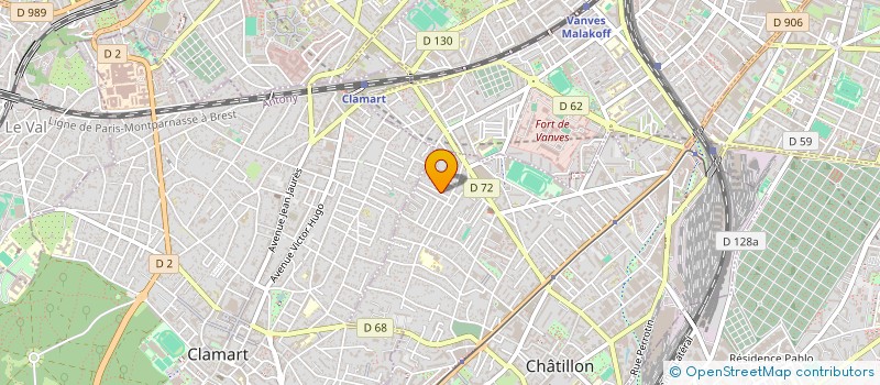 localisation de l'entreprise MADAME NATHALIE MAROTTE à CHATILLON