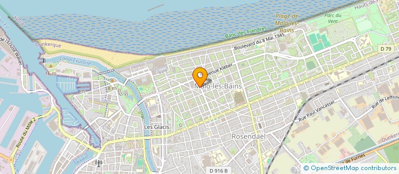 localisation de l'entreprise MADAME NATHALIE MAROUZET à DUNKERQUE