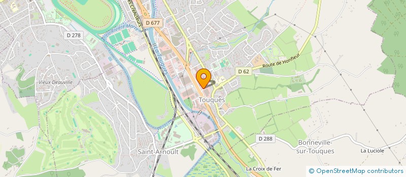 localisation de l'entreprise MADAME NATHALIE MARQUES  TOUQUES