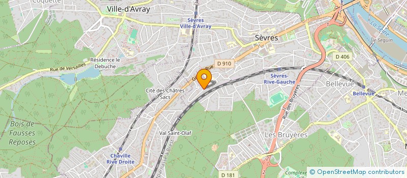 localisation de l'entreprise MADAME NATHALIE MARQUES LEAL à SEVRES
