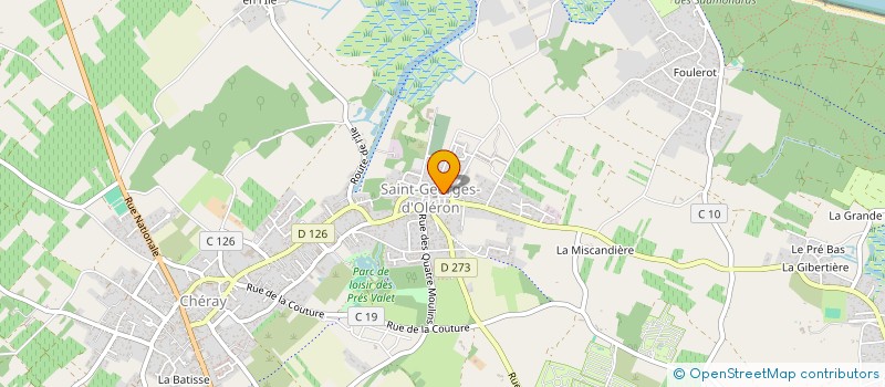 localisation de l'entreprise MADAME NATHALIE MARQUET  SAINT-GEORGES-D'OLERON