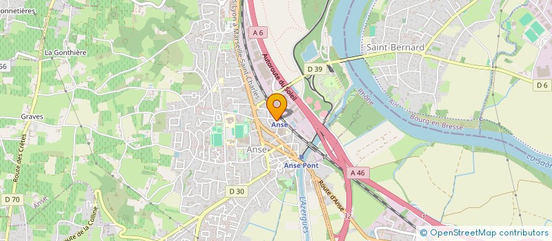 localisation de l'entreprise MADAME NATHALIE MARQUIS  ANSE