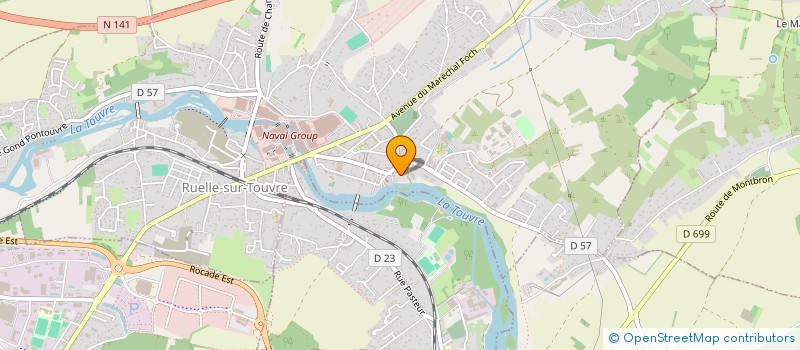 localisation de l'entreprise MADAME NATHALIE MARTELLUCCI  RUELLE-SUR-TOUVRE