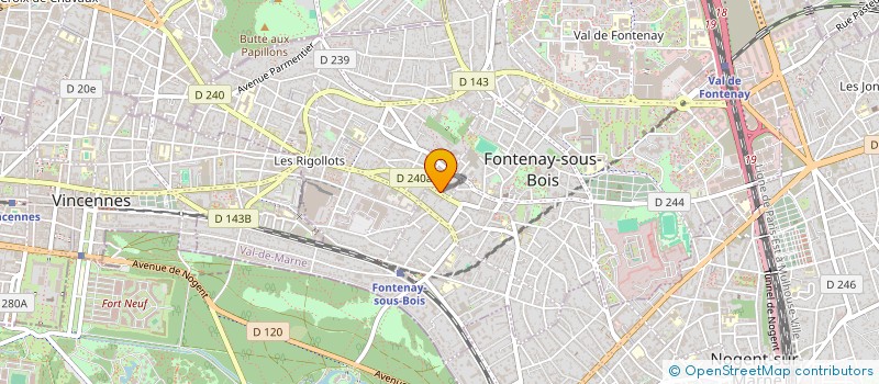 localisation de l'entreprise MADAME NATHALIE MARTIN  PARIS