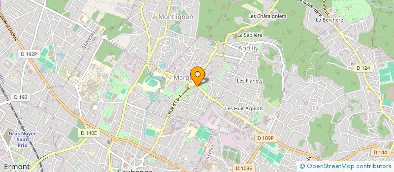 localisation de l'entreprise MADAME NATHALIE MARTIN  MARGENCY