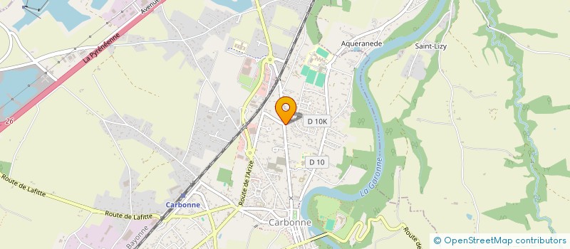 localisation de l'entreprise MADAME NATHALIE MARTIN  CARBONNE