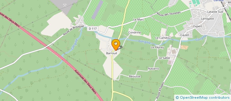 localisation de l'entreprise MADAME NATHALIE MARTIN  ILLATS